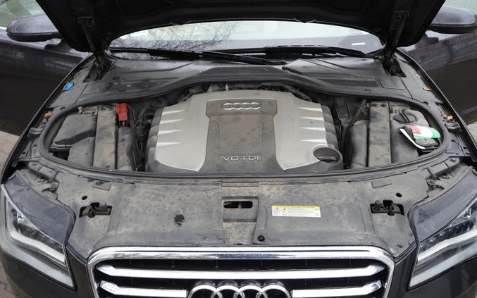 Audi A8 cena 99000 przebieg: 156000, rok produkcji 2011 z Olsztyn małe 137